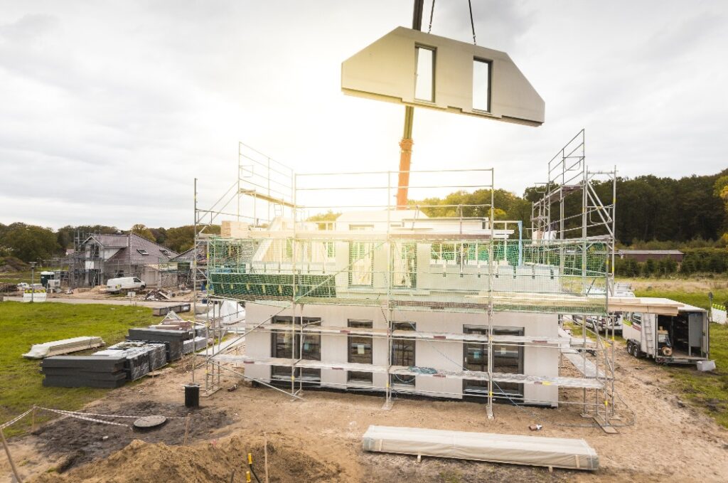 Single Family Home Construction Site